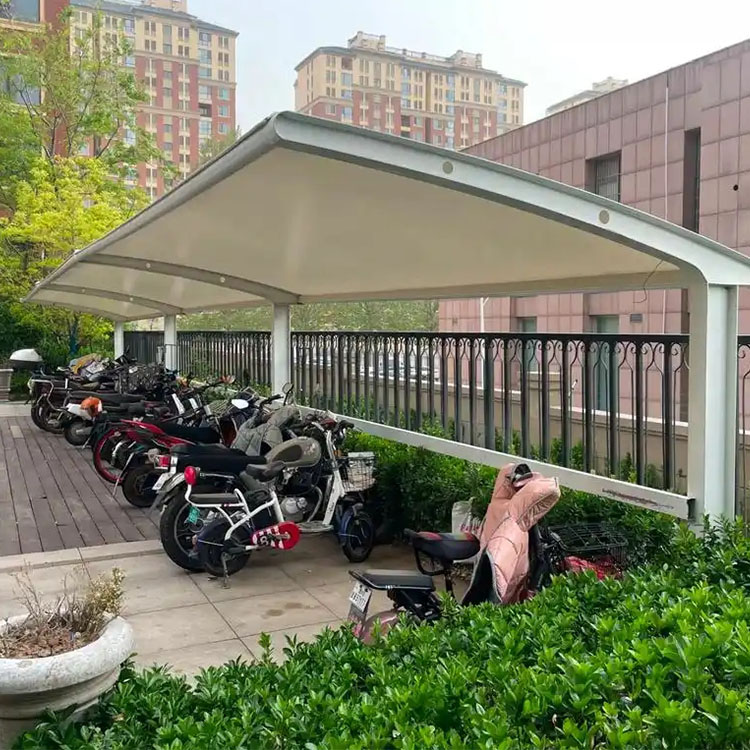 连州市膜结构电动车棚